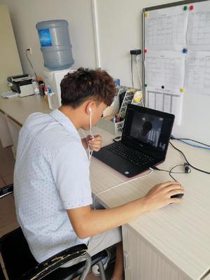 數(shù)字傳媒系16級(jí)動(dòng)漫制作技術(shù)國(guó)際班舉行日本京都情報(bào)大學(xué)院入學(xué)面試